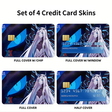 Load image into Gallery viewer, 001 / Zero One Credit Card Skins (4-in-1 Pack)