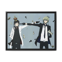 Load image into Gallery viewer, Durarara!! Izaya Orihara, Shizuo Heiwajima Canvas Framed Art Print