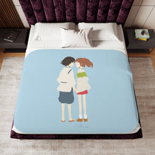 Load image into Gallery viewer, Anime Spirited Away Sherpa Blanket