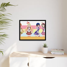 Load image into Gallery viewer, Nisekoi Chitoge Kirisaki, Kosaki Onodera, Seishirou Tsugumi, Marika Tachibana Canvas Framed Art Print
