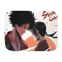 Load image into Gallery viewer, Anime Samurai Champloo Sherpa Blanket