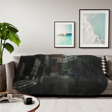 Load image into Gallery viewer, Hōtarō Oreki Walking on the street Sherpa Blanket