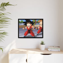Load image into Gallery viewer, Goku vs Krillin Canvas Framed Art Print