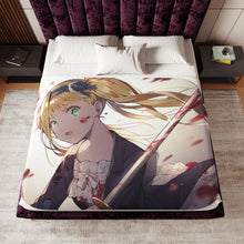 Load image into Gallery viewer, Black Butler Sherpa Blanket
