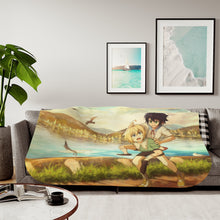Load image into Gallery viewer, Anime Seraph of the End Sherpa Blanket