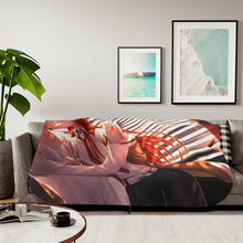 Load image into Gallery viewer, Makise Kurisu & Rintaro Okabe Sherpa Blanket