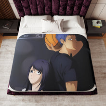 Load image into Gallery viewer, Kuroko's Basketball Daiki Aomine Sherpa Blanket