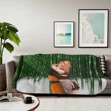 Load image into Gallery viewer, Naruto and Sakura Sherpa Blanket