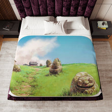 Load image into Gallery viewer, Anime Spirited Away Sherpa Blanket