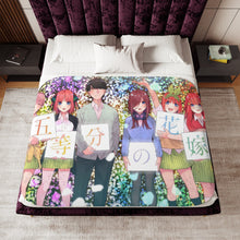 Load image into Gallery viewer, The Quintessential Quintuplets Miku Nakano, Itsuki Nakano, Nino Nakano, Yotsuba Nakano, Ichika Nakano Sherpa Blanket