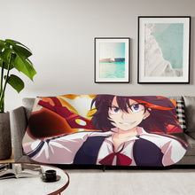 Load image into Gallery viewer, Anime Kill La Kill Sherpa Blanket