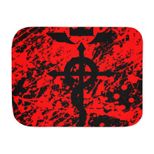 Load image into Gallery viewer, Full Metal Bleed Sherpa Blanket