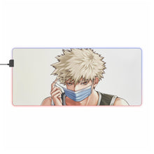 Load image into Gallery viewer, My Hero Academia Katsuki Bakugou RGB LED Mouse Pad (Desk Mat)