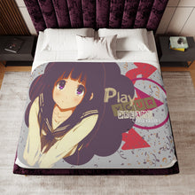 Load image into Gallery viewer, Eru Chitanda - Play your dream Sherpa Blanket