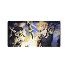 Load image into Gallery viewer, Cyborgs: Genji vs Genos Mouse Pad (Desk Mat)