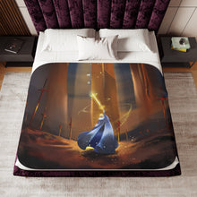 Load image into Gallery viewer, Saber, Woman Warrior Sherpa Blanket
