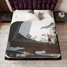 Load image into Gallery viewer, Anime Spy x Family Sherpa Blanket