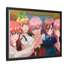 Load image into Gallery viewer, Gotoubun no Hanayome Canvas Framed Art Print