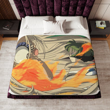 Load image into Gallery viewer, Anime Spirited Away Sherpa Blanket