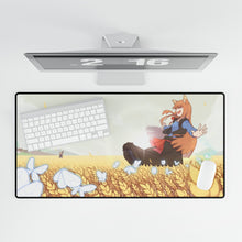 Load image into Gallery viewer, Anime Spice and Wolf Mouse Pad (Desk Mat)