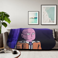 Load image into Gallery viewer, Anime One-Punch Man Sherpa Blanket