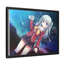Load image into Gallery viewer, Nao Tomori holding a camera Canvas Framed Art Print