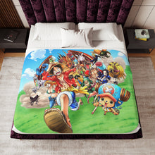 Load image into Gallery viewer, Anime One Piece Sherpa Blanket