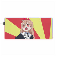 Load image into Gallery viewer, Anime Chainsaw Man RGB LED Mouse Pad (Desk Mat)
