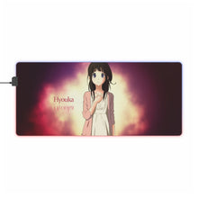 Load image into Gallery viewer, Eru Chitanda Dress RGB LED Mouse Pad (Desk Mat)