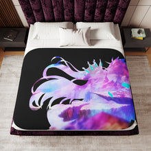 Load image into Gallery viewer, Sora and Shiro Sherpa Blanket