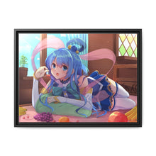 Load image into Gallery viewer, Aqua Canvas Framed Art Print