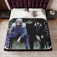 Load image into Gallery viewer, Villain and a hero Sherpa Blanket