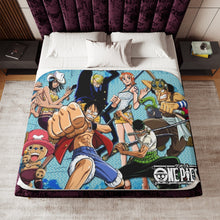 Load image into Gallery viewer, Anime One Piece Sherpa Blanket