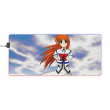 Load image into Gallery viewer, Magical Girl Lyrical Nanoha RGB LED Mouse Pad (Desk Mat)