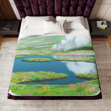 Load image into Gallery viewer, Anime Howl's Moving Castle Sherpa Blanket