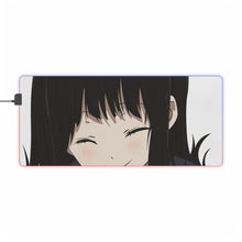 Load image into Gallery viewer, Eru Chitanda Smiling face RGB LED Mouse Pad (Desk Mat)