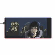 Load image into Gallery viewer, Durarara!! Izaya Orihara RGB LED Mouse Pad (Desk Mat)