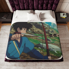 Load image into Gallery viewer, Anime Princess Mononoker Sherpa Blanket