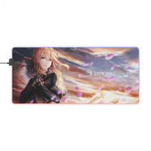 Load image into Gallery viewer, Violet Evergarden Violet Evergarden RGB LED Mouse Pad (Desk Mat)
