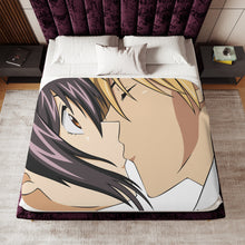 Load image into Gallery viewer, Kiss Sherpa Blanket