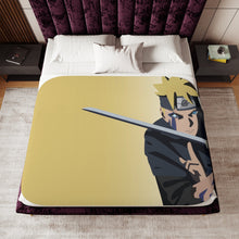 Load image into Gallery viewer, Boruto Sherpa Blanket