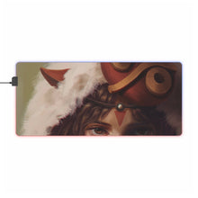 Load image into Gallery viewer, Princess Mononoke RGB LED Mouse Pad (Desk Mat)