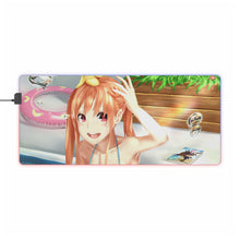 Load image into Gallery viewer, Aho Girl RGB LED Mouse Pad (Desk Mat)