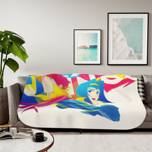 Load image into Gallery viewer, Anime Cowboy Bebop Sherpa Blanket