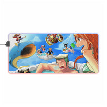 Load image into Gallery viewer, One Piece Monkey D. Luffy, Roronoa Zoro, Sanji, Nico Robin, Tony Tony Chopper RGB LED Mouse Pad (Desk Mat)