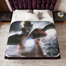 Load image into Gallery viewer, Anime Boruto Sherpa Blanket