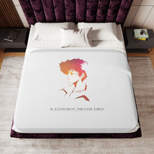 Load image into Gallery viewer, Anime Cowboy Bebop Sherpa Blanket