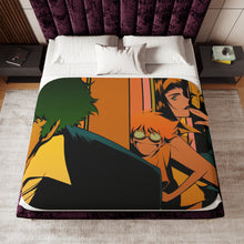 Load image into Gallery viewer, Anime Cowboy Bebop Sherpa Blanket
