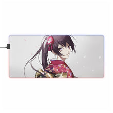 Load image into Gallery viewer, Anime Geisha RGB LED Mouse Pad (Desk Mat)