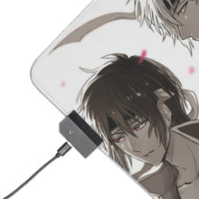 Load image into Gallery viewer, Gintama Gintoki Sakata, Shinsuke Takasugi RGB LED Mouse Pad (Desk Mat)
